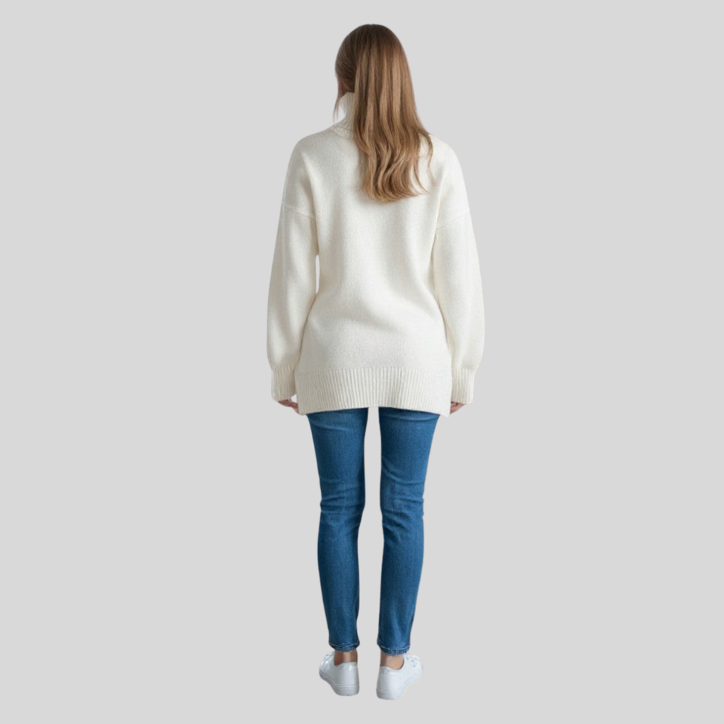 Emily | Women’s Modern Relaxed Fit Winter Turtlenecks Sweater