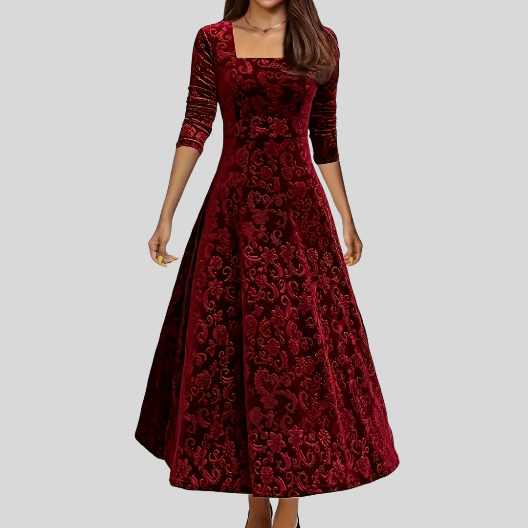 Harper | Women’s Square Neck Party Dress