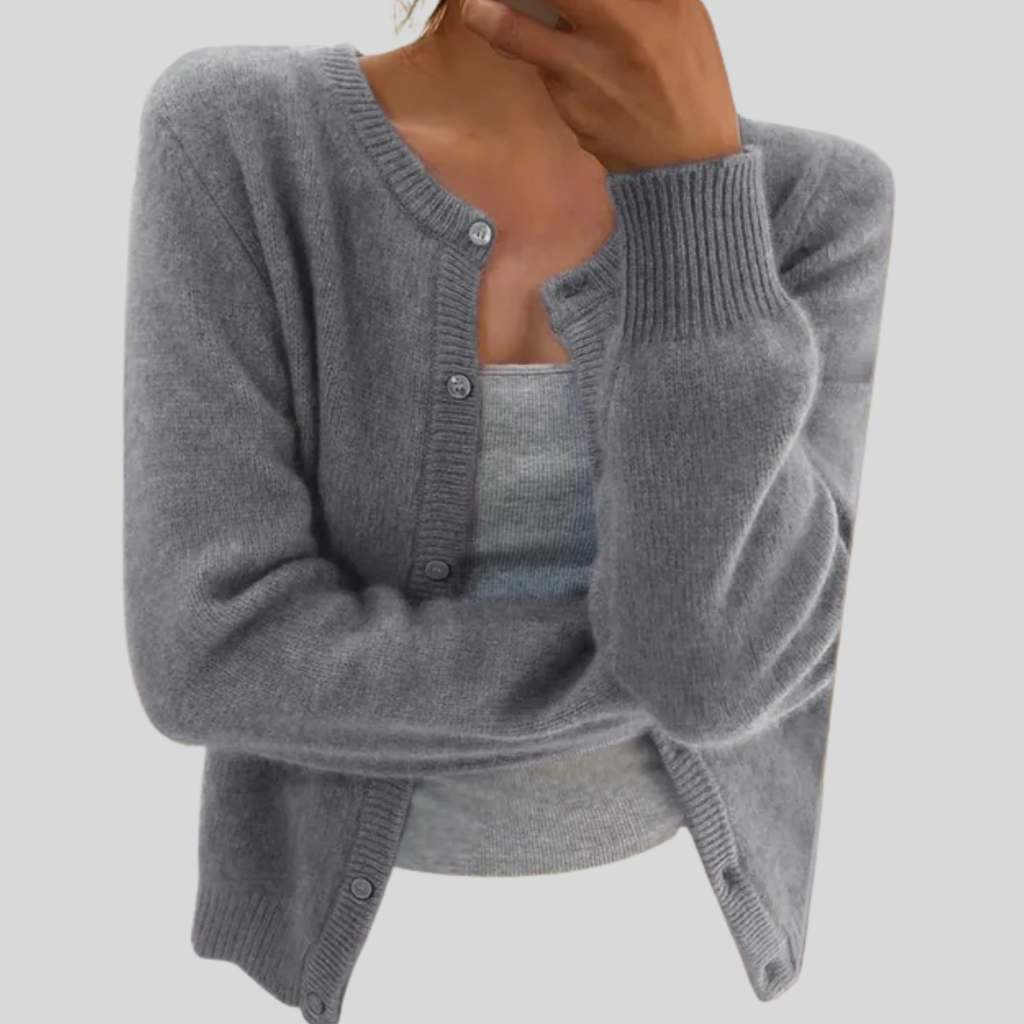 Ava | Women’s Winter Casual Long Sleeve Button Cardigan