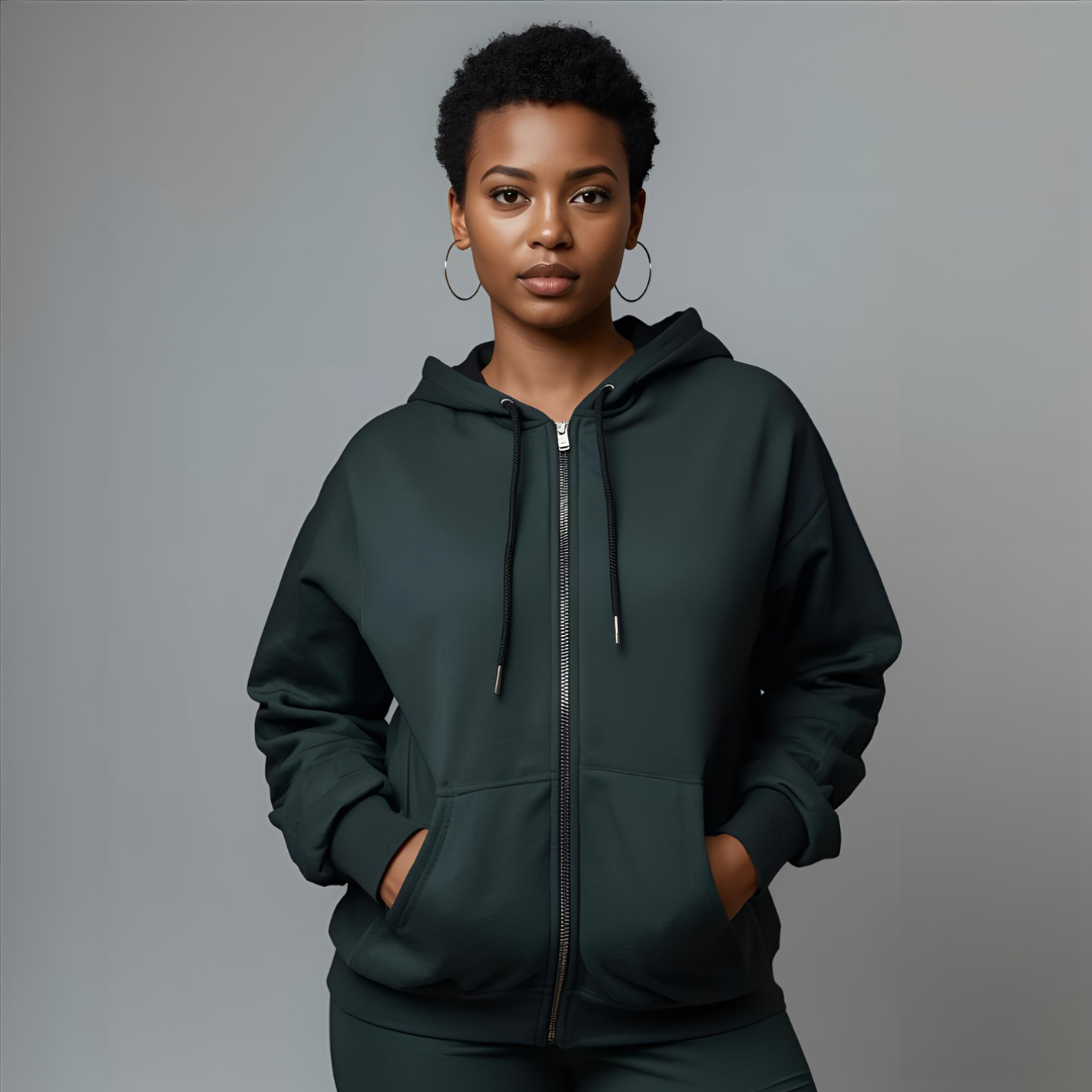 ELARA | Dark Green Oversized Vest