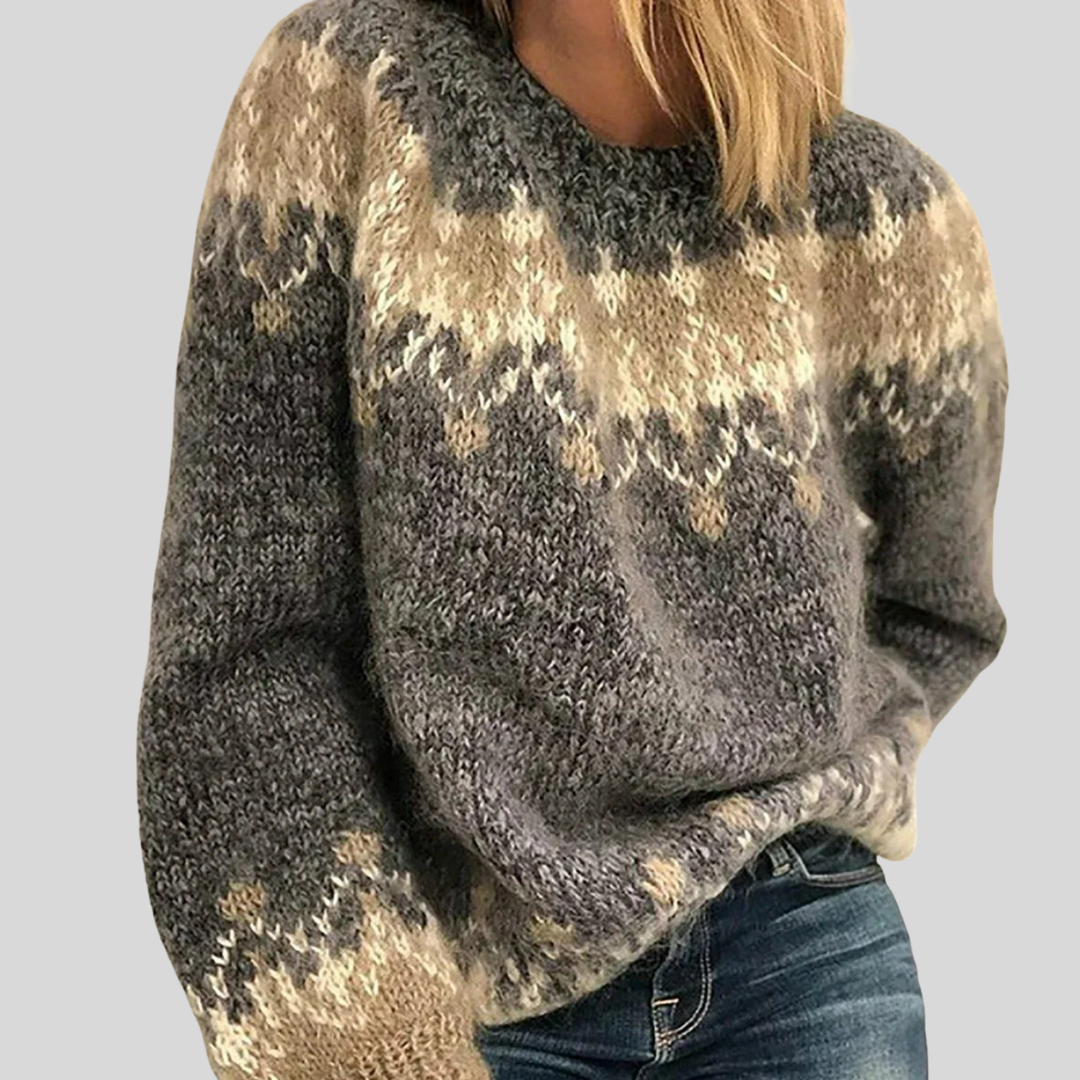 Mia | Women’s Casual Round Neck Winter Sweater