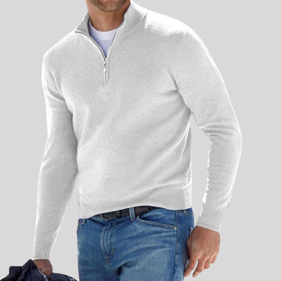 Derek | Men’s Winter Half-Zip Warm Jumper