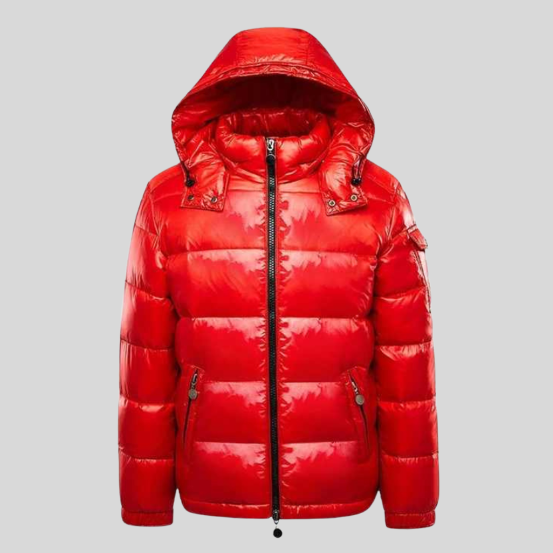 Connor | Men's Winter Quilted Jacket with Hood and Zip