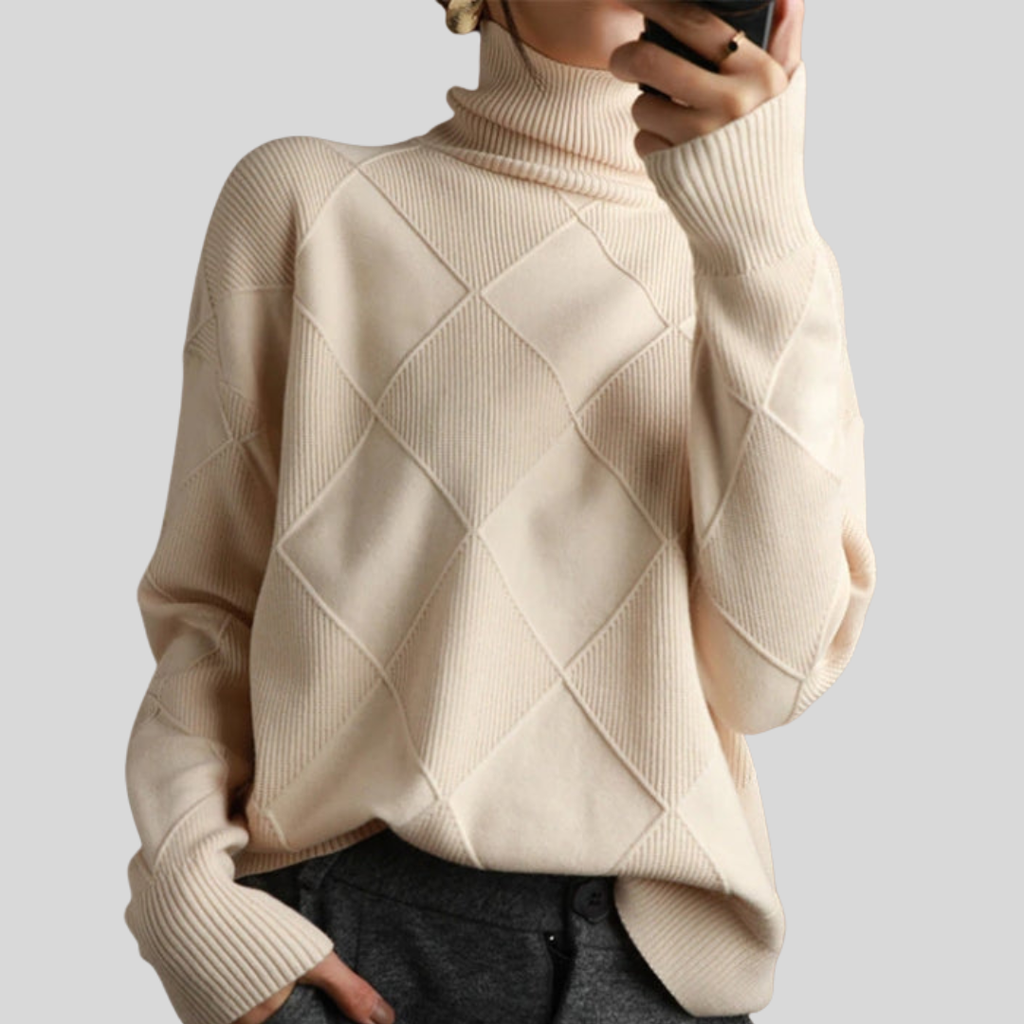 Caroline  | Women’s Cozy Oversized Ribbed Knit Sweater