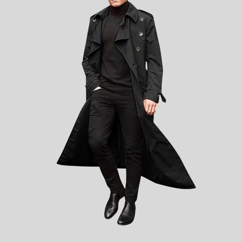 Cody | Men’s Vintage Inspired Long Trench Coat