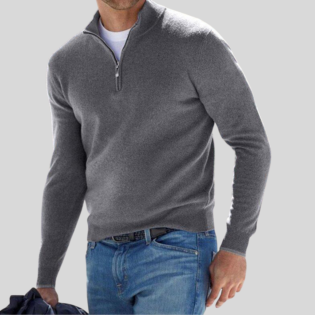 Derek | Men’s Winter Half-Zip Warm Jumper