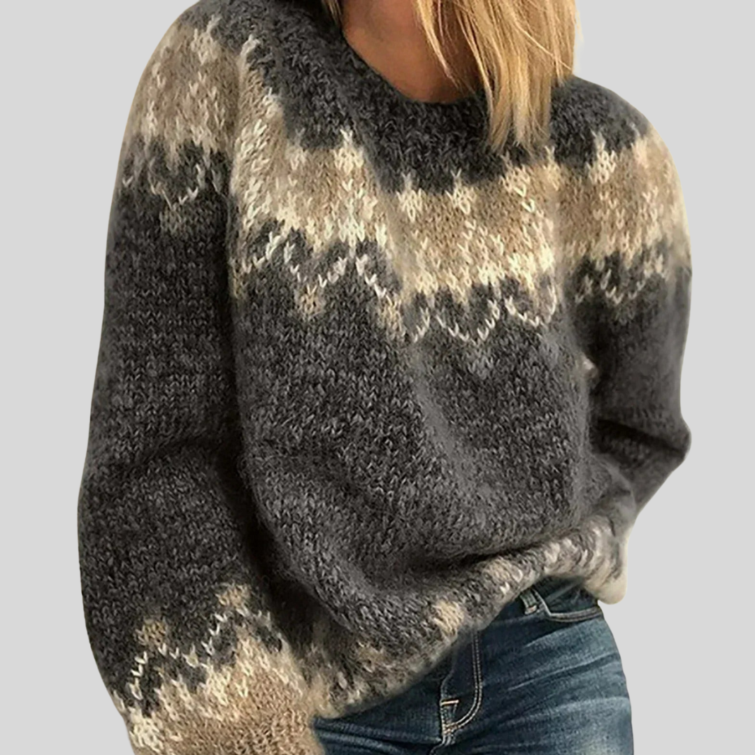 Mia | Women’s Casual Round Neck Winter Sweater