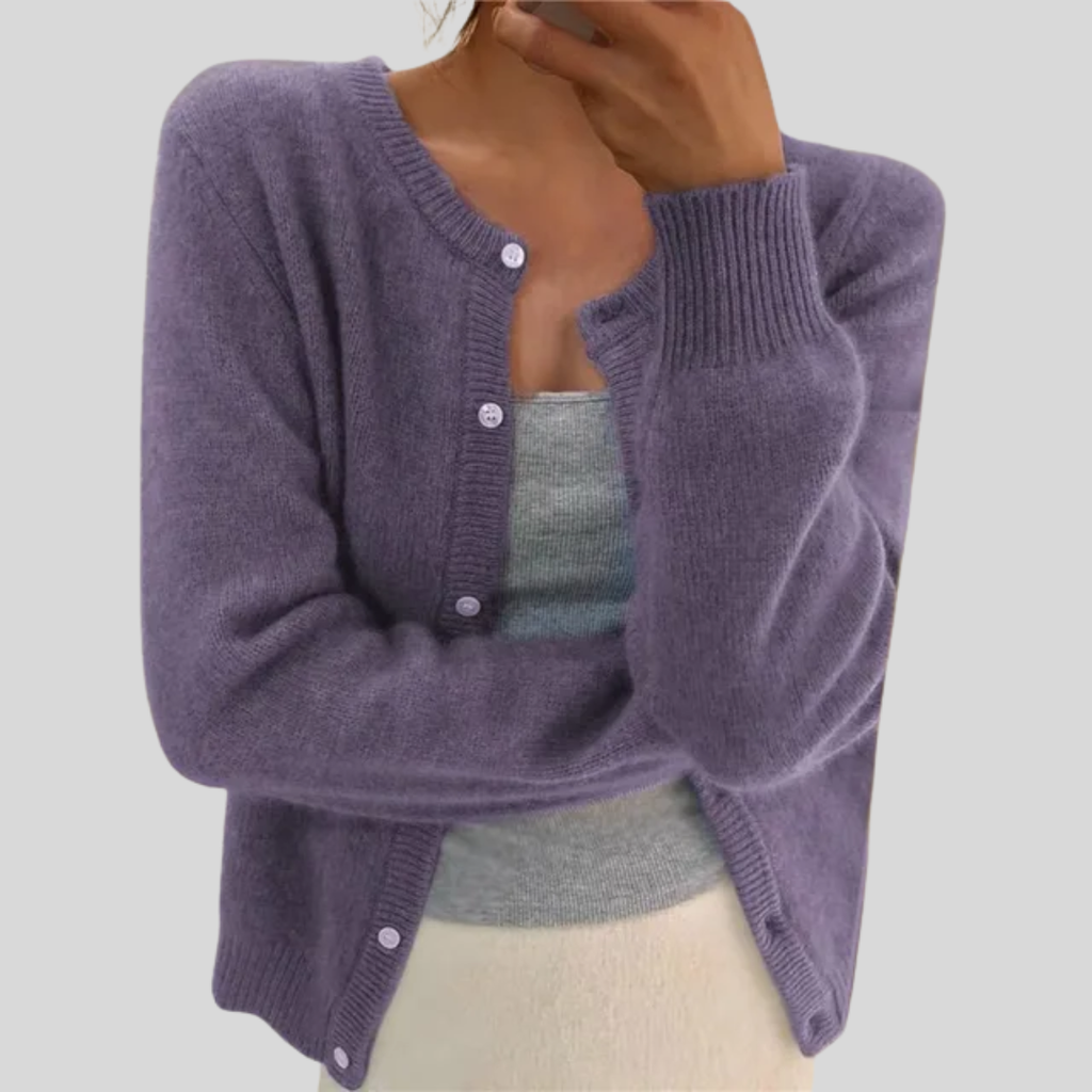 Ava | Women’s Winter Casual Long Sleeve Button Cardigan