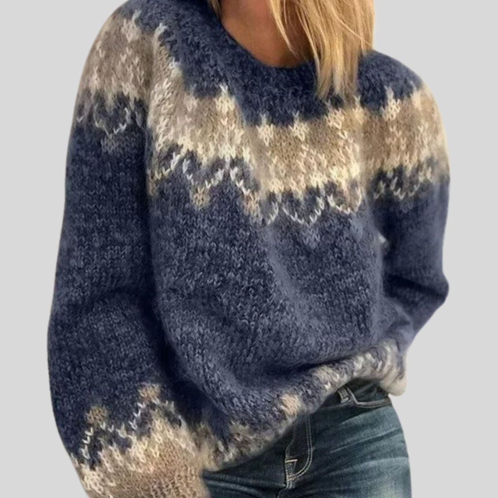 Mia | Women’s Casual Round Neck Winter Sweater