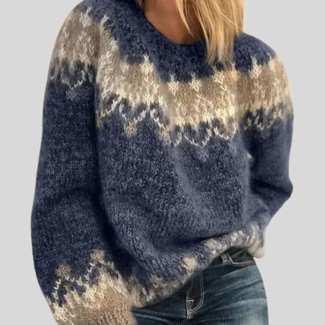 Mia | Women’s Casual Round Neck Winter Sweater