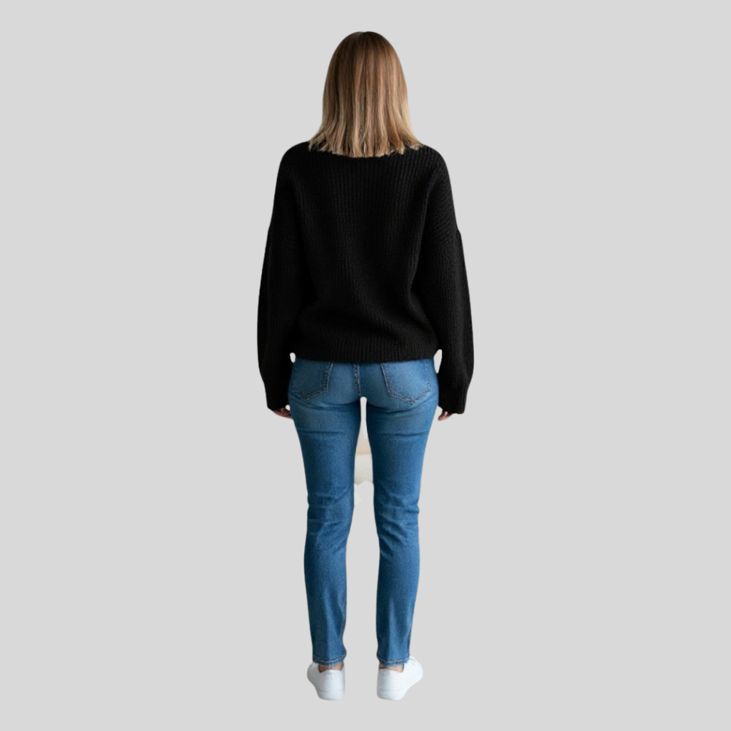 Emily | Women’s Modern Relaxed Fit Winter Turtlenecks Sweater