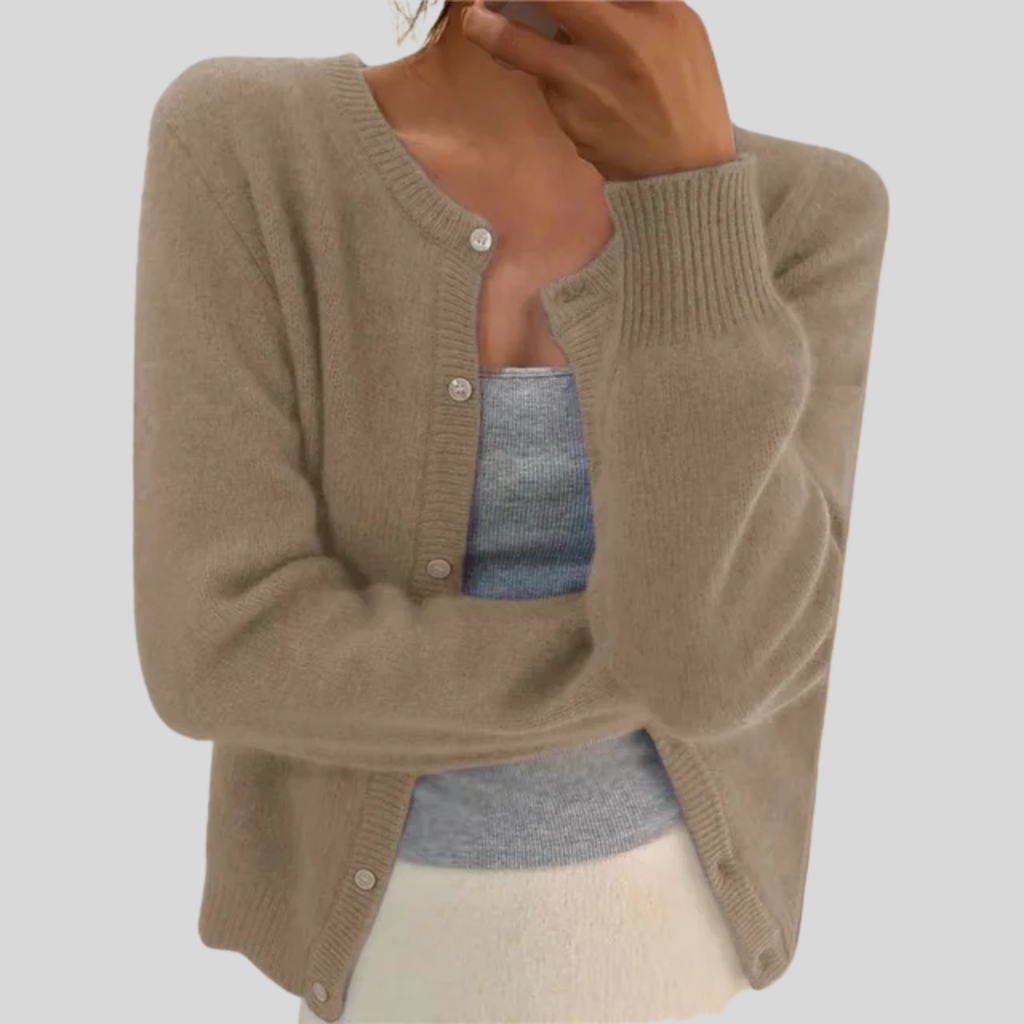 Ava | Women’s Winter Casual Long Sleeve Button Cardigan