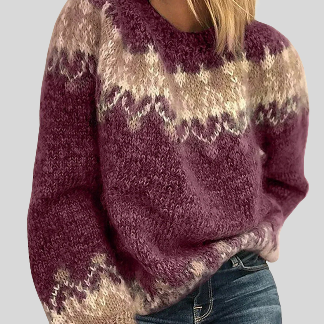Mia | Women’s Casual Round Neck Winter Sweater