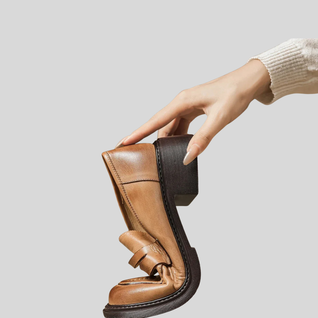 Emma | Classic Women’s Leather T-Strap Shoes