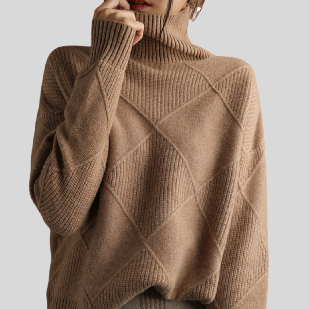 Caroline  | Women’s Cozy Oversized Ribbed Knit Sweater