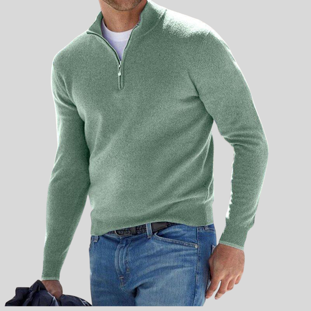 Derek | Men’s Winter Half-Zip Warm Jumper