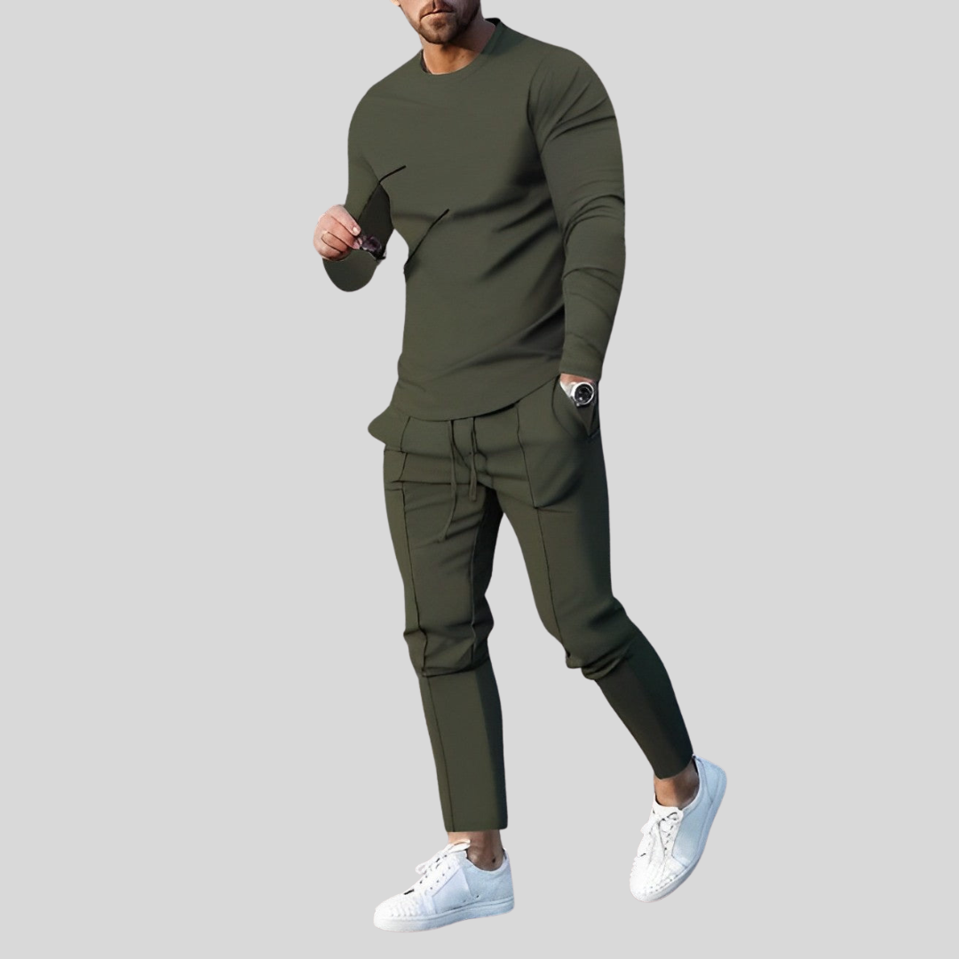 Ron | Men’s Casual Two Piece Outfit Set