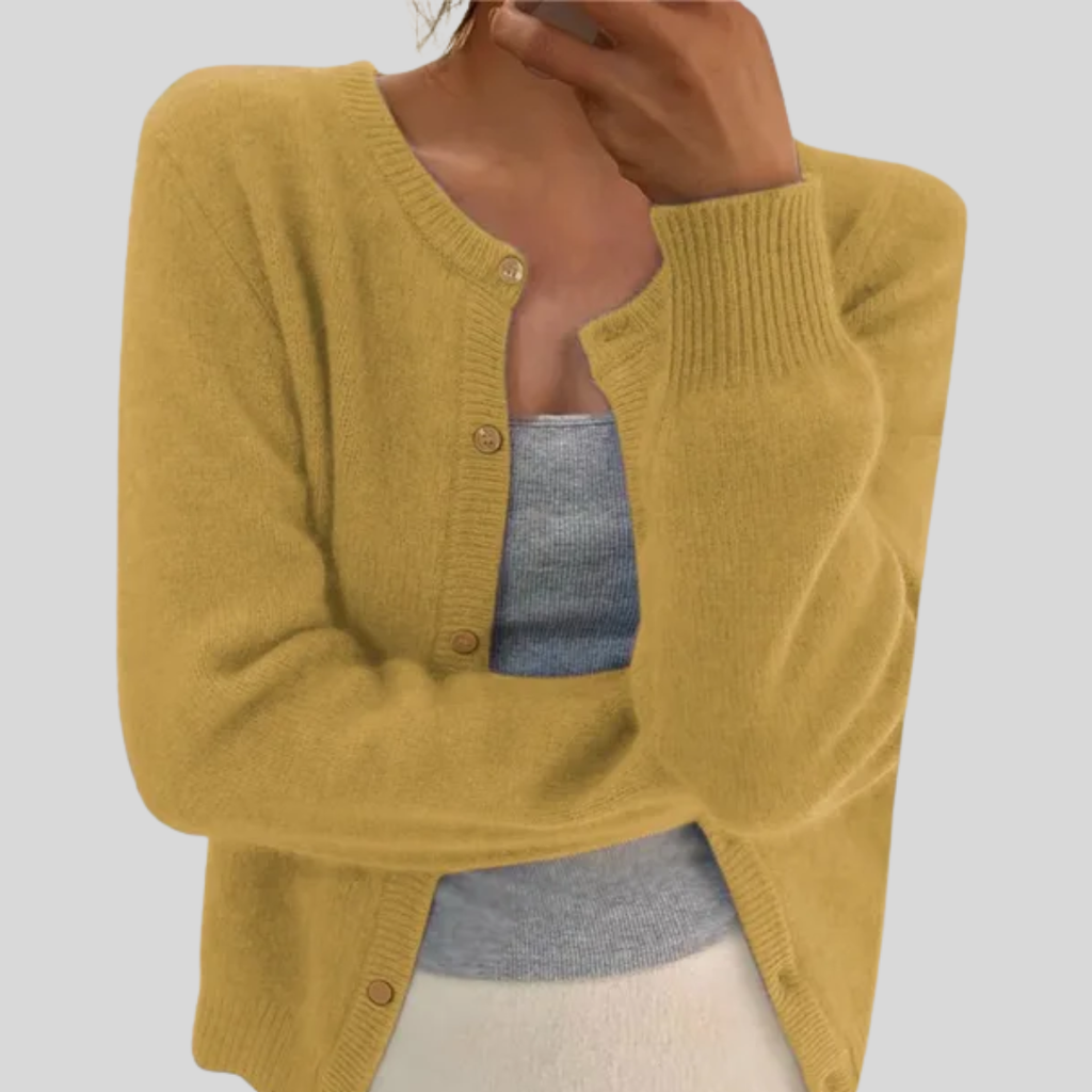 Ava | Women’s Winter Casual Long Sleeve Button Cardigan