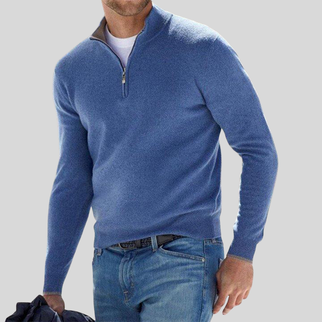 Derek | Men’s Winter Half-Zip Warm Jumper