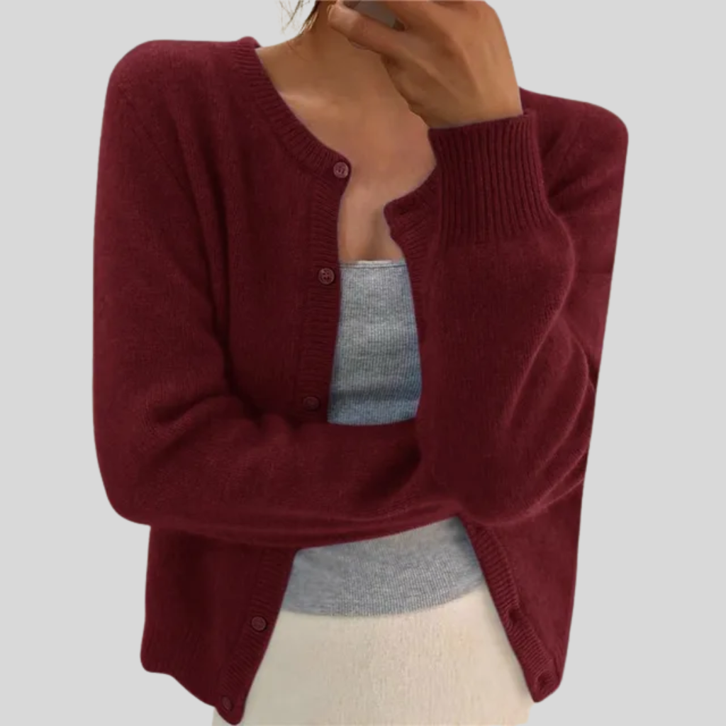 Ava | Women’s Winter Casual Long Sleeve Button Cardigan