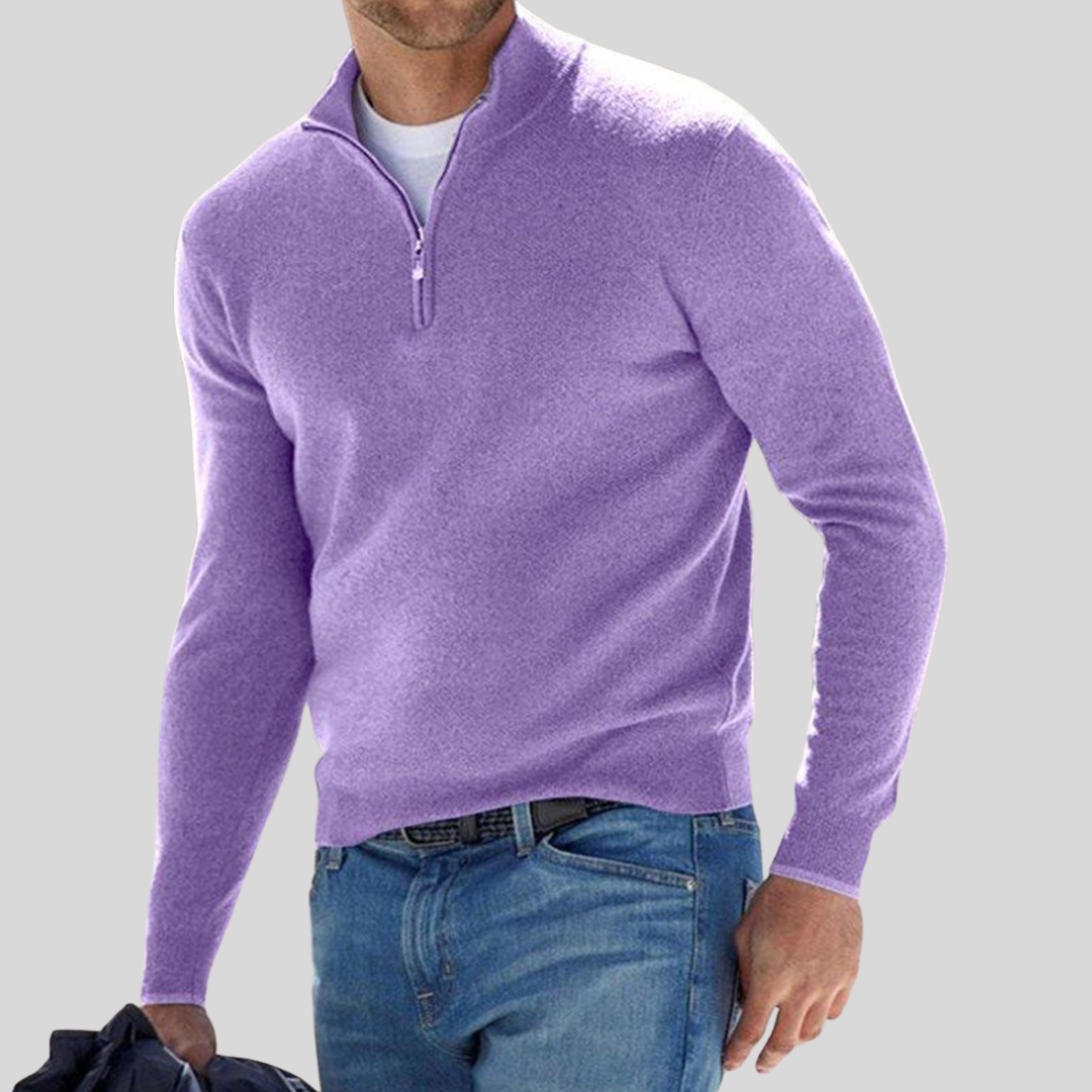 Derek | Men’s Winter Half-Zip Warm Jumper