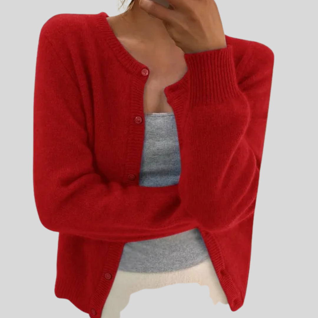 Ava | Women’s Winter Casual Long Sleeve Button Cardigan