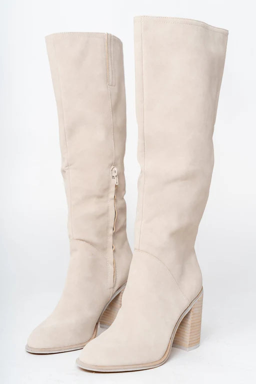 Riley | Women’s Winter Knee-High Boots with Block Heels