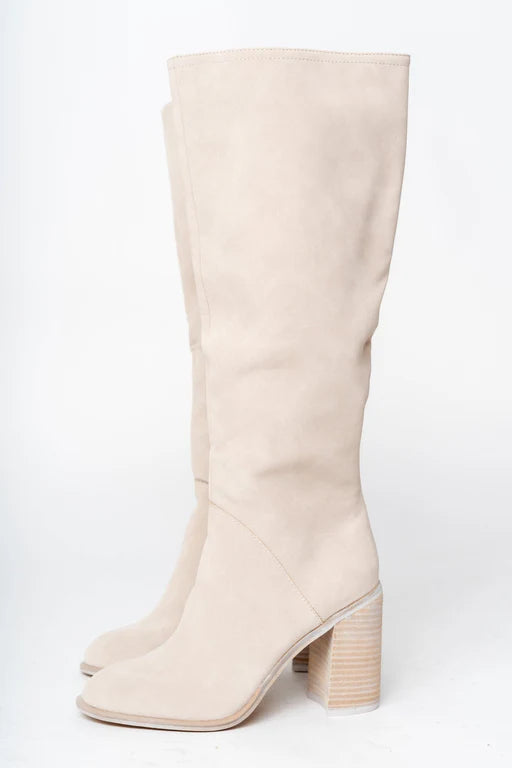 Riley | Women’s Winter Knee-High Boots with Block Heels