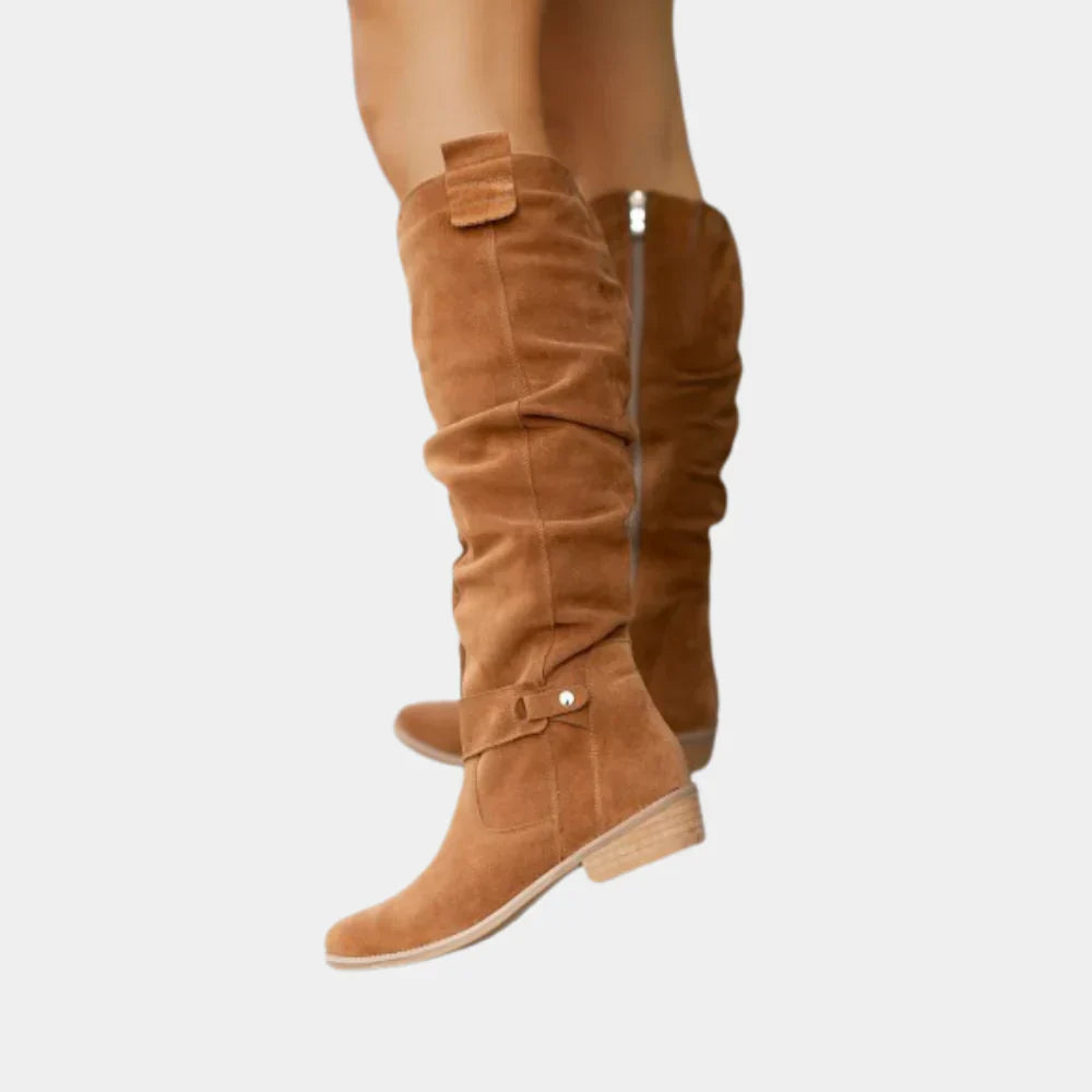 Maya | Women’s Winter Knee-High Zipper Boots