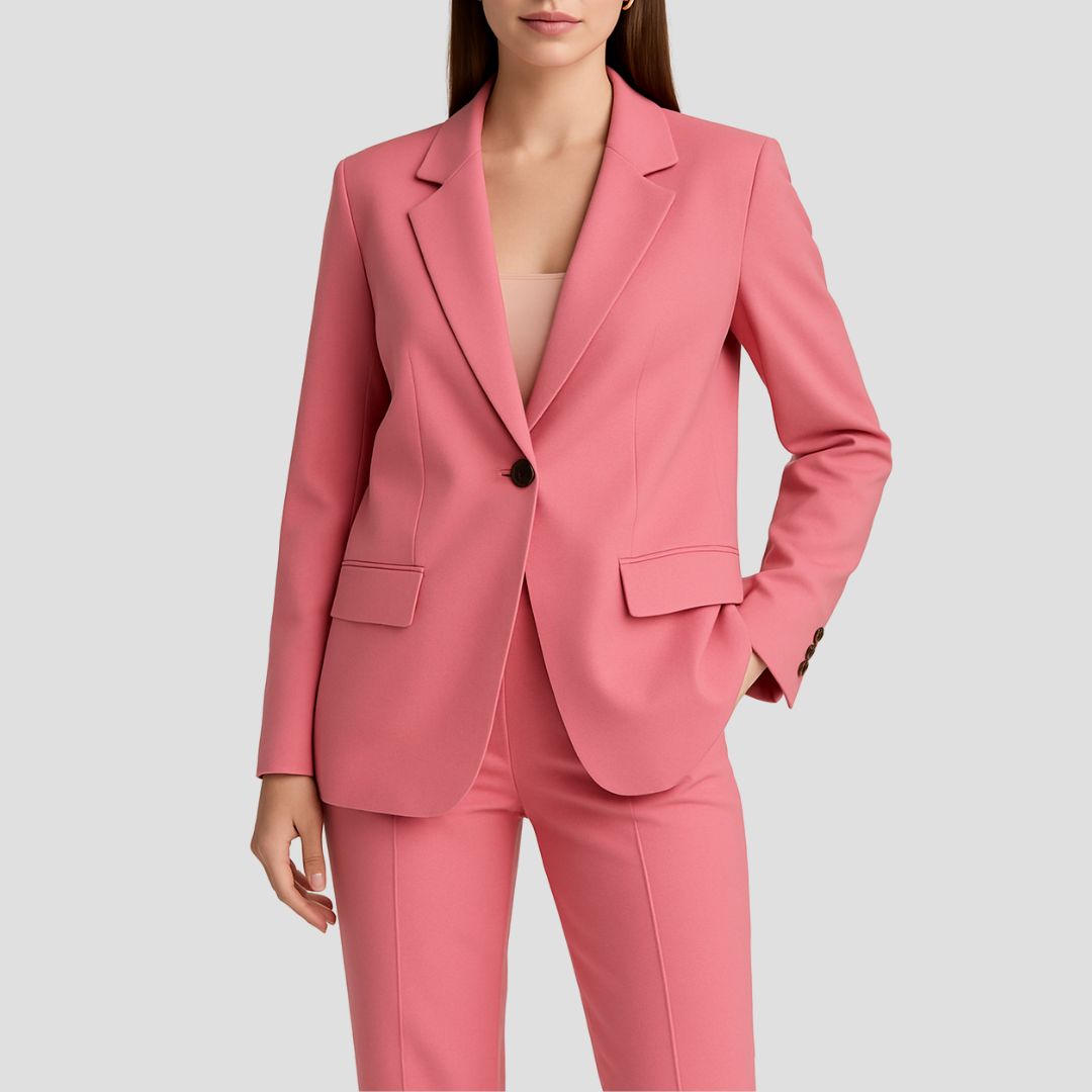 Mabel | Women’s  Tailored Suit Set with Long Blazer