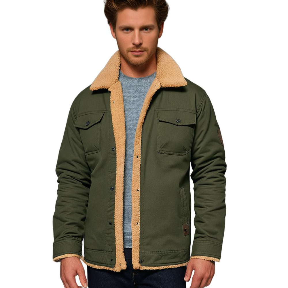 David | Warm Lined Outdoor Casual Jacket For Men