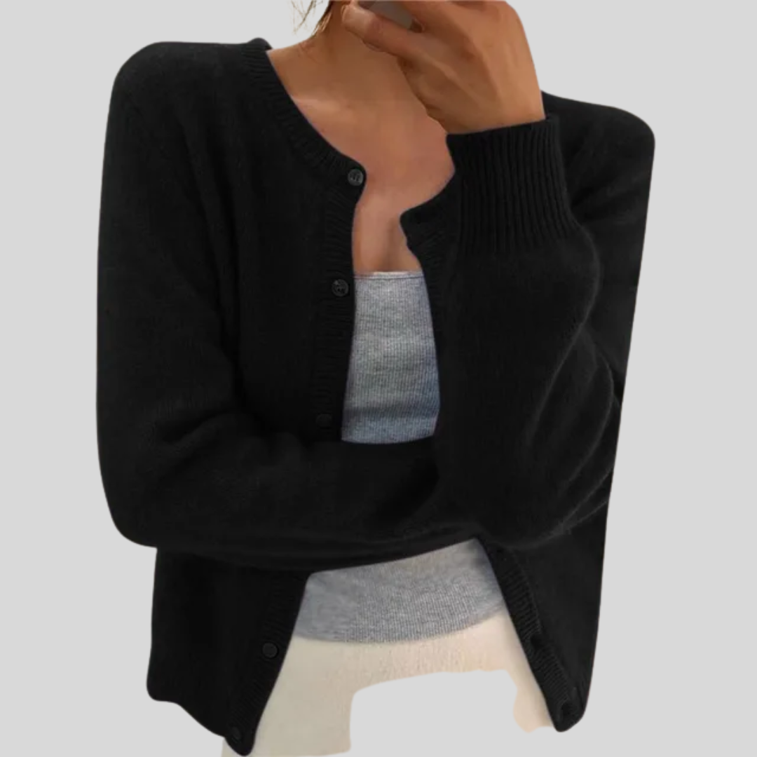 Ava | Women’s Winter Casual Long Sleeve Button Cardigan